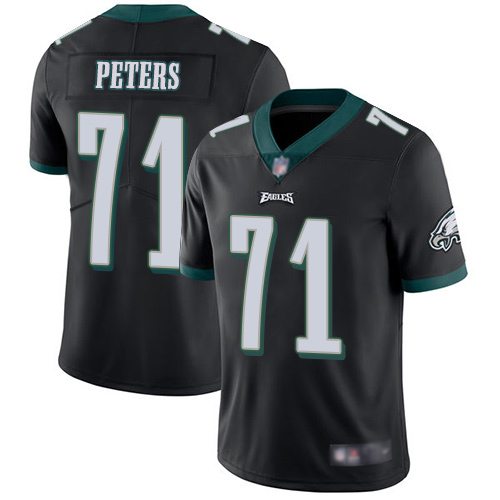 Men Philadelphia Eagles #71 Jason Peters Black Alternate Vapor Untouchable NFL Jersey Limited Player Football 1->philadelphia eagles->NFL Jersey